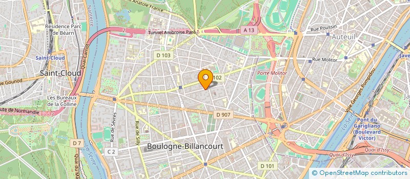 localisation de l'entreprise EURL SAMIMI à BOULOGNE-BILLANCOURT