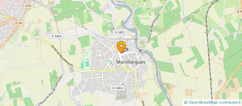 localisation de l'entreprise EURL SAMMY WATTIEZ ENTRETIEN ESPACES VERTS à MARSILLARGUES