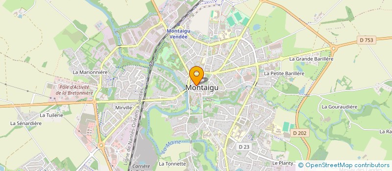localisation de l'entreprise EURL SAMUI à MONTAIGU-VENDEE