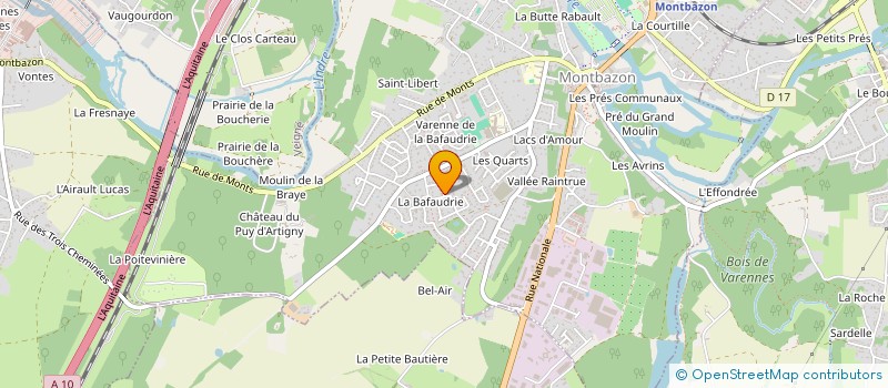 localisation de l'entreprise EURL SANCHEZ JEROME  MONTBAZON