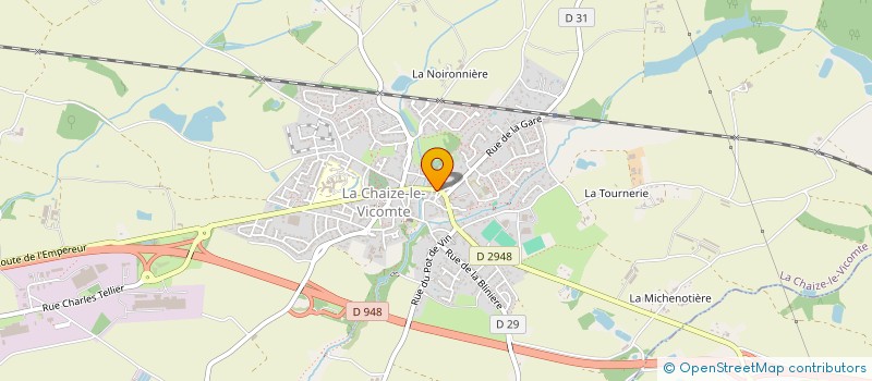 localisation de l'entreprise EURL SANDRINE G à LA CHAIZE-LE-VICOMTE