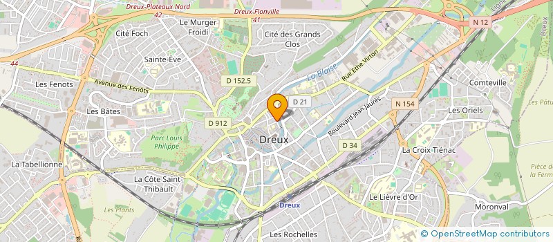 localisation de l'entreprise EURL SANDRINE GERMAIN à DREUX