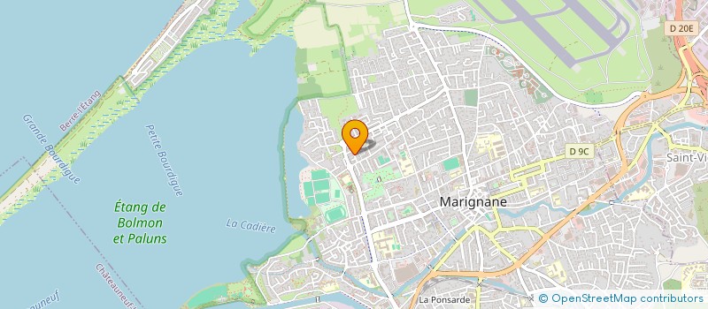 localisation de l'entreprise EURL SANOE PROPRETE  MARIGNANE