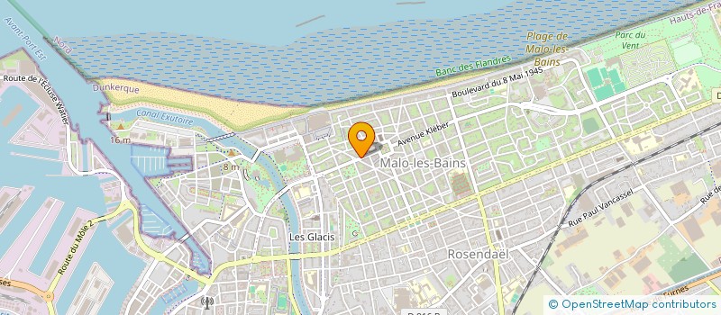 localisation de l'entreprise EURL SANTER VAN HOOF ARCHITECTURE à DUNKERQUE