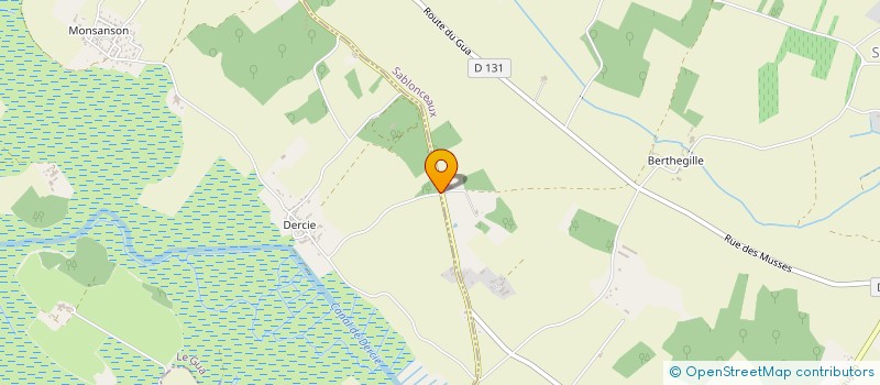 localisation de l'entreprise EURL SANTONUM TAXI  SABLONCEAUX