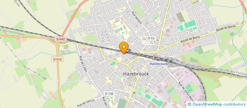 localisation de l'entreprise EURL SANTRAIN STEPHANE CARRELEUR  WALLON-CAPPEL