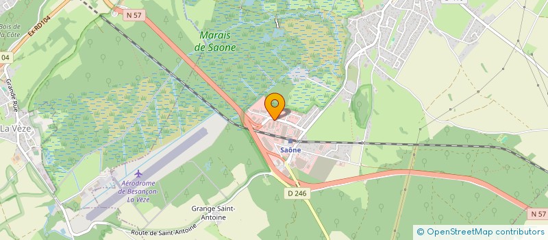 localisation de l'entreprise EURL SAONE DIFFUSION à SAONE