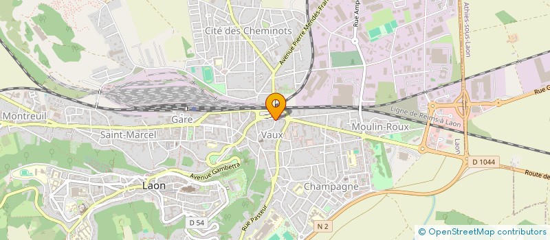 localisation de l'entreprise EURL SAP DU LAONNOIS à LAON