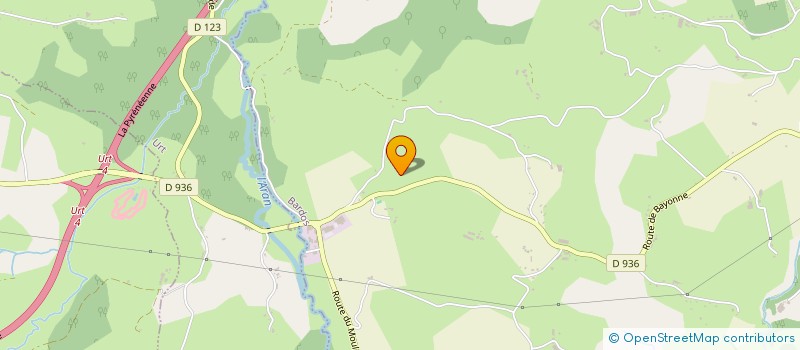 localisation de l'entreprise EURL SARCOU PHILIPPE à BARDOS