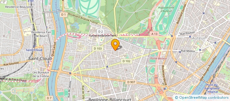localisation de l'entreprise EURL SARP à BOULOGNE-BILLANCOURT