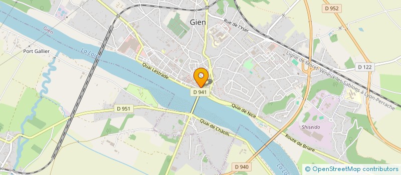 localisation de l'entreprise EURL SASHA ET SWANE à GIEN