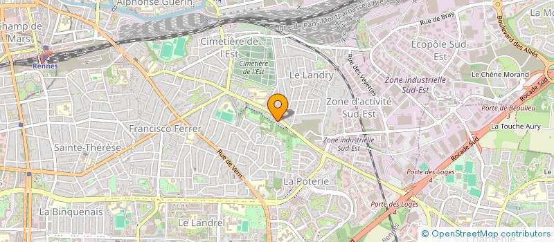 localisation de l'entreprise EURL SATURN à RENNES