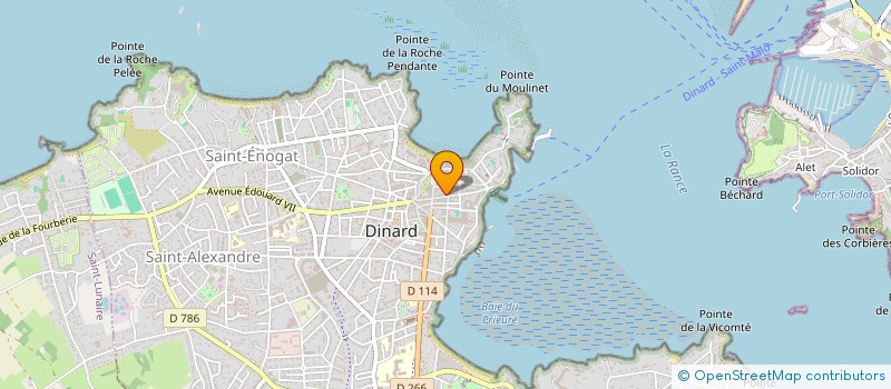 localisation de l'entreprise EURL SAUVAGE à DINARD