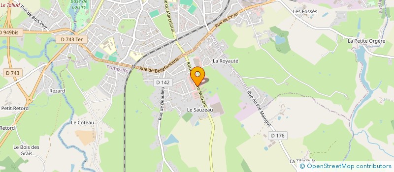 localisation de l'entreprise EURL SAVAP VEHICULES INDUSTRIELS à POMPAIRE