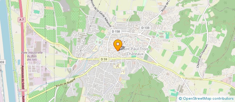 localisation de l'entreprise EURL SAVEURS DU XXI EME SIECLE à SAINT-PAUL-TROIS-CHATEAUX