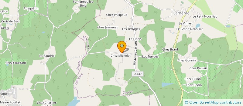 localisation de l'entreprise EURL SAVIN à CRITEUIL-LA-MAGDELEINE
