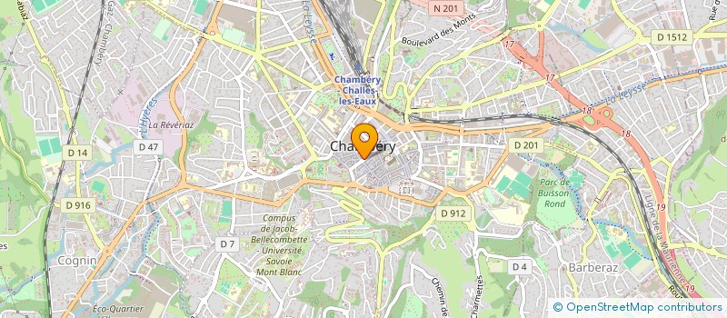 localisation de l'entreprise EURL SAVOIA SANA  CHAMBERY