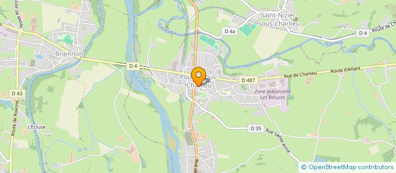 localisation de l'entreprise EURL SAYET BERTRAND à POUILLY-SOUS-CHARLIEU