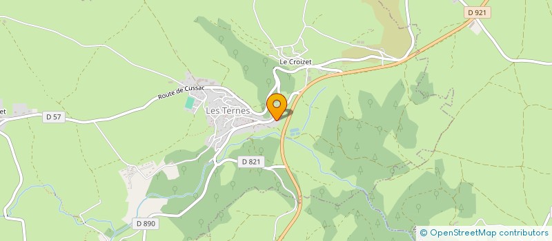 localisation de l'entreprise EURL SCANCAR GEOFFREY à LES TERNES