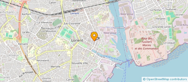 localisation de l'entreprise EURL SCHNEIDER JOSYANE à LORIENT