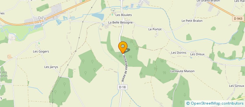localisation de l'entreprise EURL SCIERIE CHARPENTE ET TRADITION à CHARNY OREE DE PUISAYE