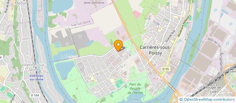 localisation de l'entreprise EURL SCMS  CARRIERES-SOUS-POISSY