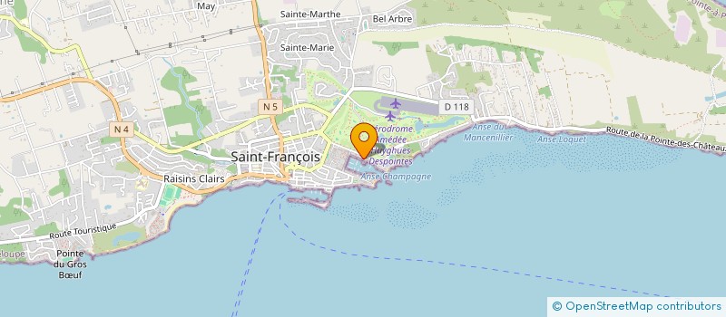 localisation de l'entreprise EURL SCOOT 2000 à SAINT-FRANCOIS