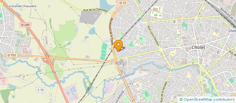 localisation de l'entreprise EURL SCORPIO CONSEIL à CHOLET