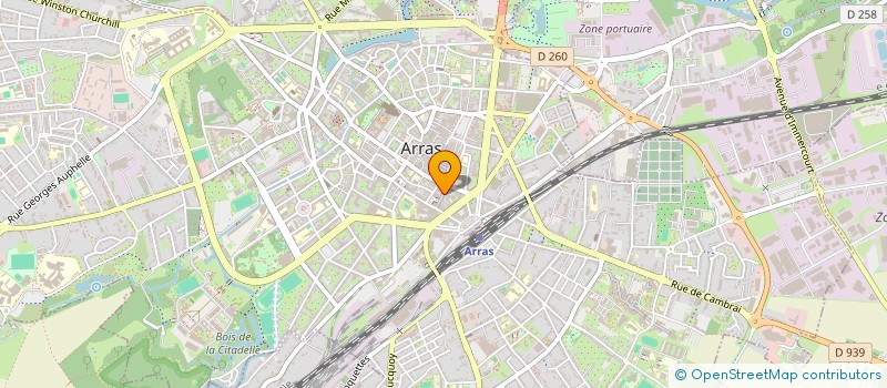localisation de l'entreprise EURL SCRIBOUILLE à ARRAS