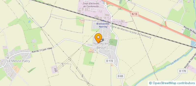 localisation de l'entreprise EURL SEA CATHERINE  SAINT-MANVIEU-NORREY