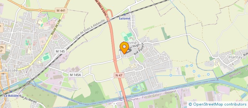 localisation de l'entreprise EURL SEBASTIEN DESRUMAUX  SALOME