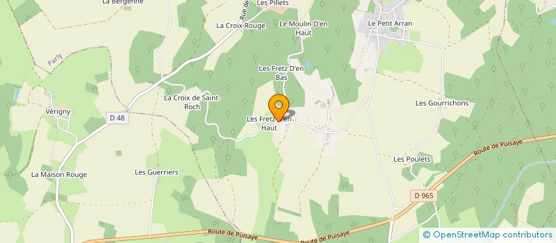 localisation de l'entreprise EURL SEBASTIEN GAUDIN  PARLY