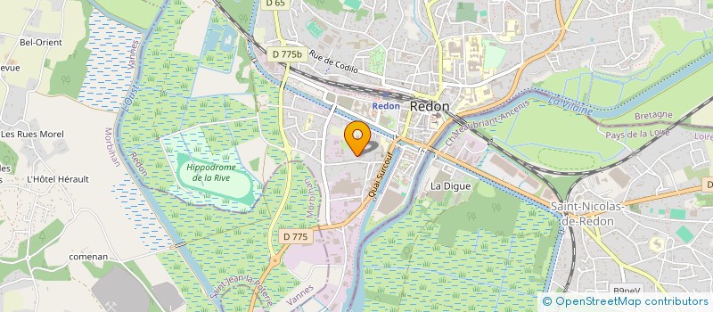 localisation de l'entreprise EURL SEBASTIEN MOURAUD à REDON