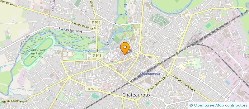 localisation de l'entreprise EURL SEBASTIEN PAVIOT à CHATEAUROUX
