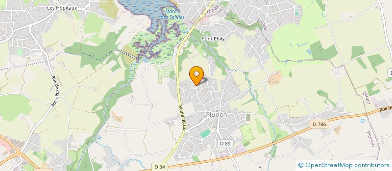 localisation de l'entreprise EURL SEBASTIEN THOMAS  PLURIEN