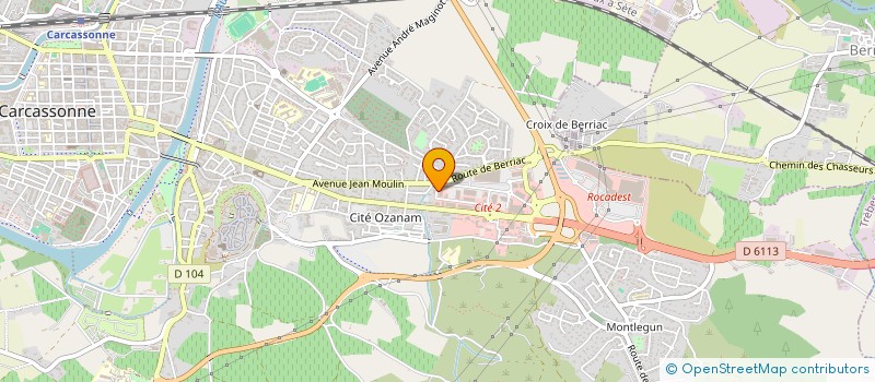 localisation de l'entreprise EURL SEBEDES  CARCASSONNE