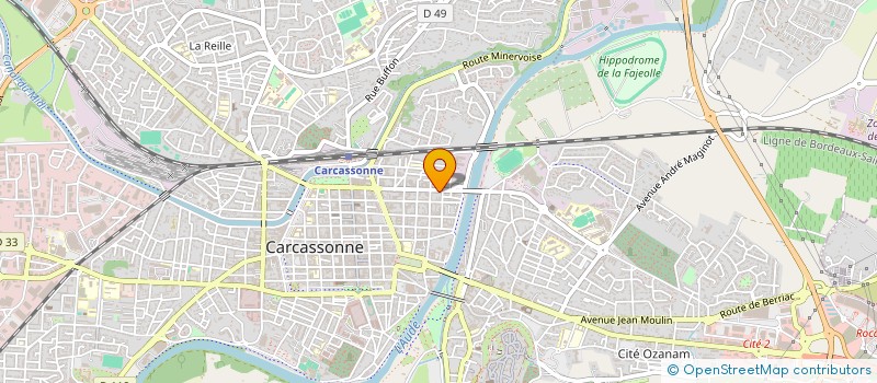 localisation de l'entreprise EURL SECRET D'ENFANT  CARCASSONNE