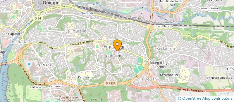 localisation de l'entreprise EURL SECURIT'29  QUIMPER