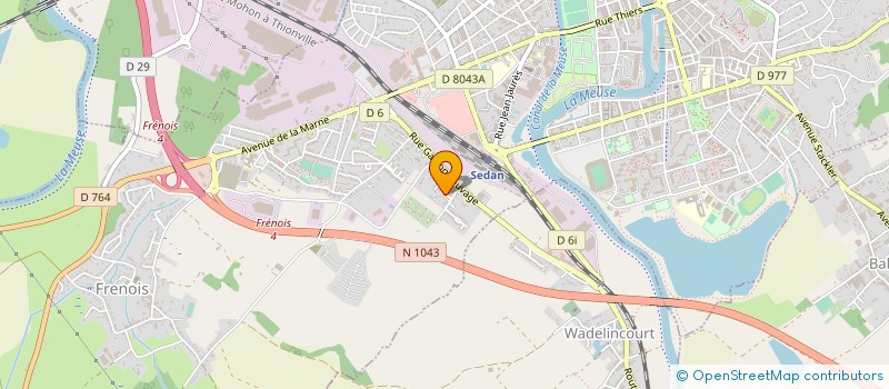 localisation de l'entreprise EURL SEDAN ELEC  SEDAN