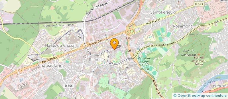 localisation de l'entreprise EURL SEINA à BESANCON