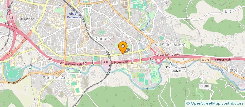 localisation de l'entreprise EURL SELENA LUNARDI à AIX-EN-PROVENCE