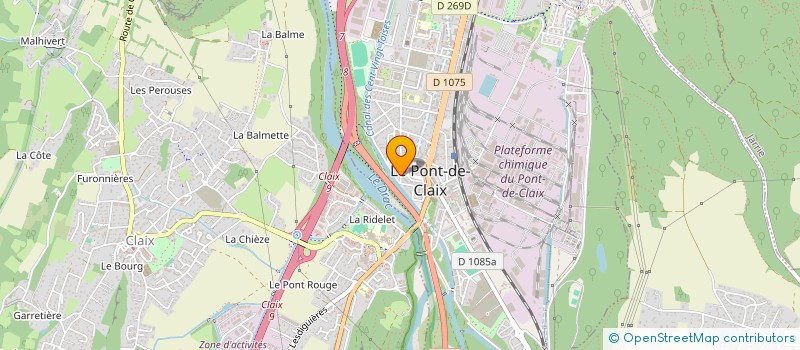 localisation de l'entreprise EURL SENAD à LE PONT-DE-CLAIX