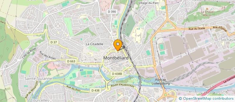 localisation de l'entreprise EURL SEQUOIA COURTAGE à MONTBELIARD