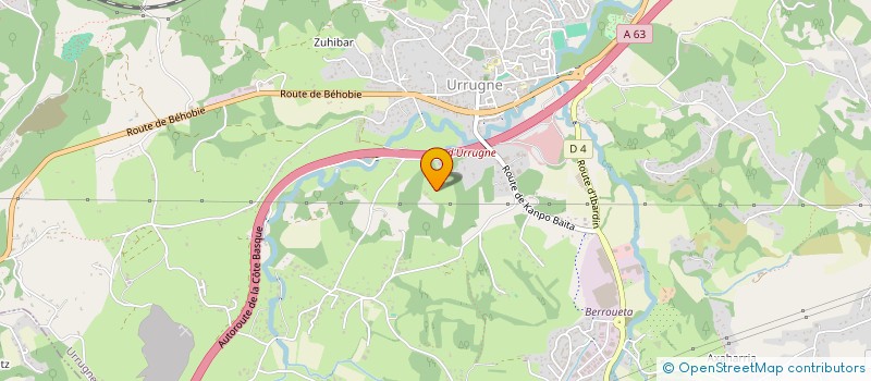 localisation de l'entreprise EURL SERGE LATXAGUE ARMATURES à URRUGNE