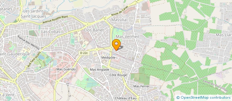 localisation de l'entreprise EURL SERGE SIRE  PERPIGNAN