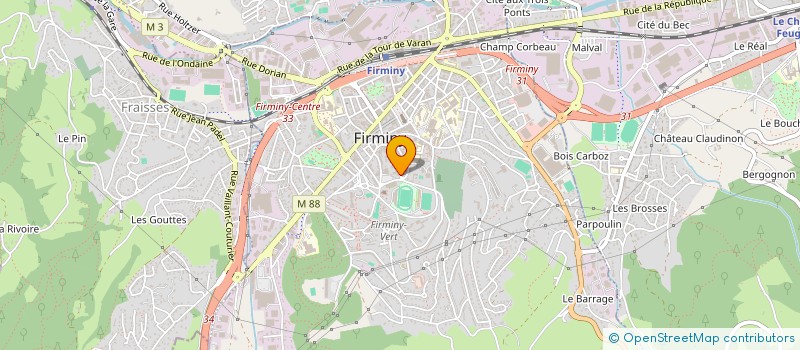 localisation de l'entreprise EURL SERPOIX à FIRMINY