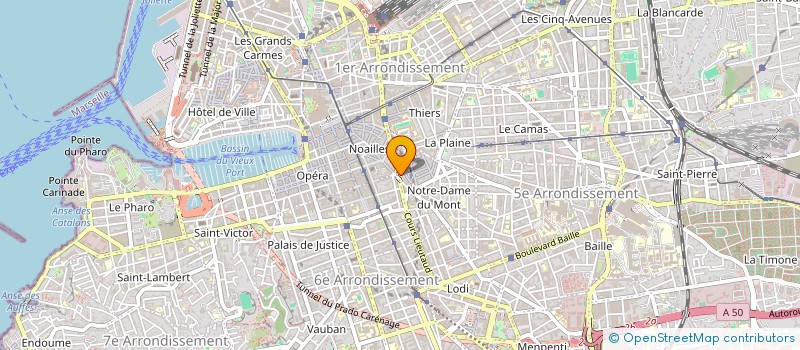 localisation de l'entreprise EURL SERRURERIE GLORIER à MARSEILLE