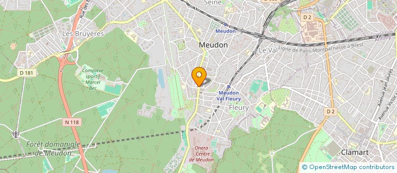 localisation de l'entreprise EURL SERRURERIE MARTINS à MEUDON