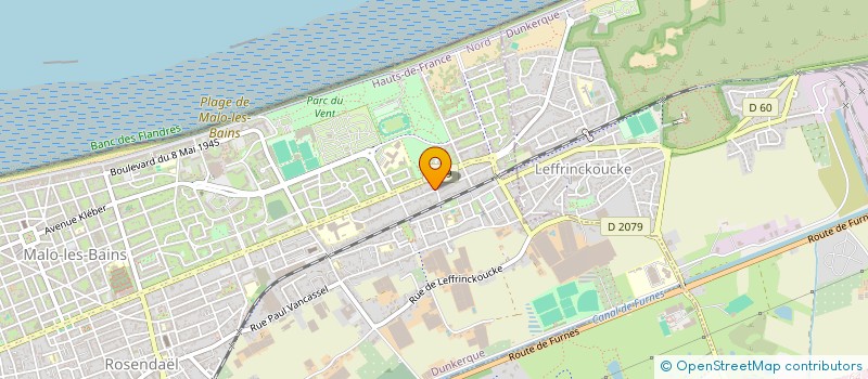 localisation de l'entreprise EURL SERVICES MARINE à DUNKERQUE
