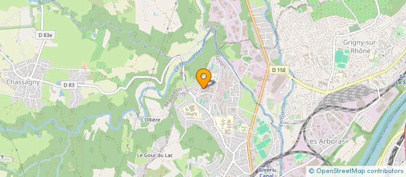 localisation de l'entreprise EURL SETRCB  GIVORS